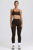 BO&TEE SUPER SCULPT SEAMLESS HIGH-WAIST LEGGINGS BROWN